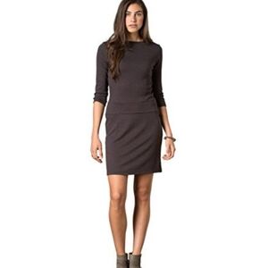 Toad&Co Brown Scoop Neck‎ 3/4 Sleeves Nixi Dress XL